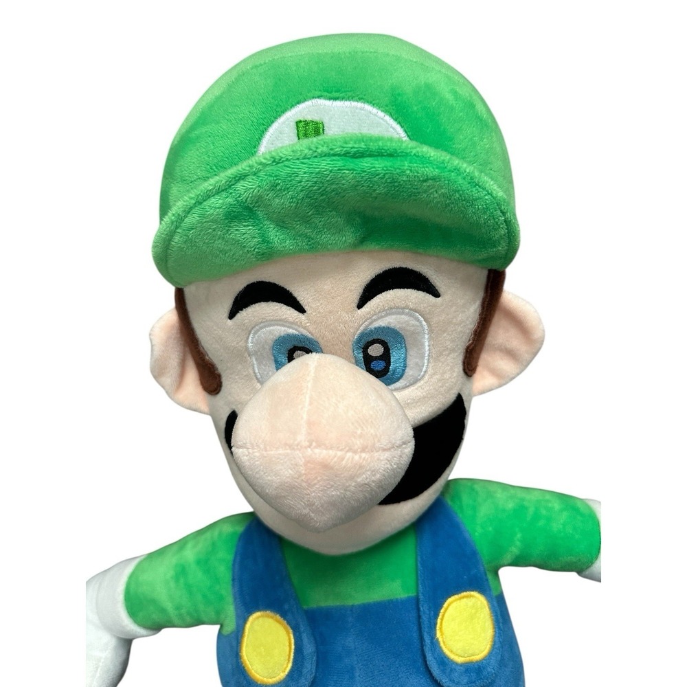 2021 Nintendo Super Mario Bros Luigi Plush Doll 25" - Picture 4 of 13